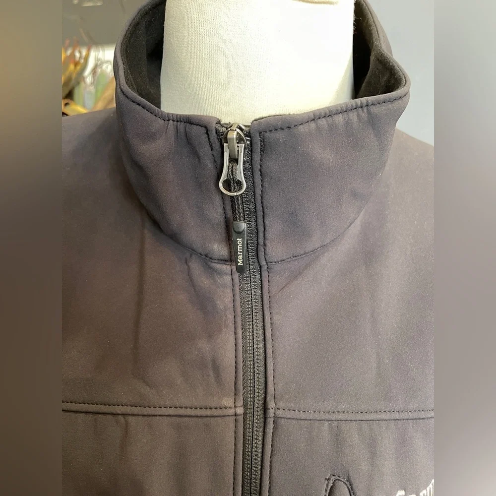 Marmot Mens Altitude Softshell Full Zip Performance Jacket Black Large
